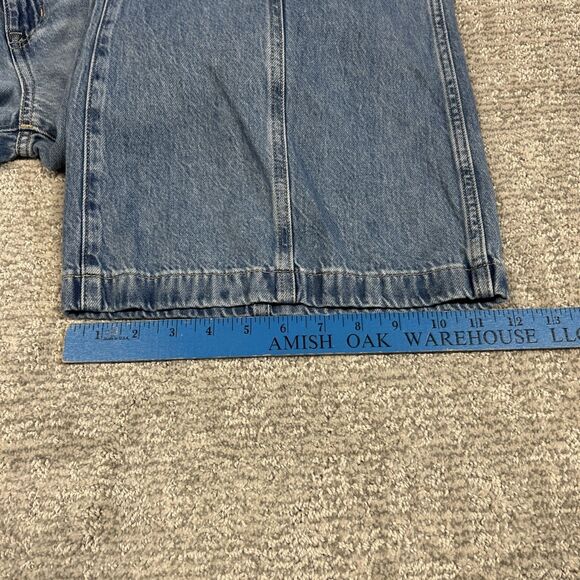 Madewell Jeans Wide Sweep Trouser Womens 25 Blue Denim High Waist Denim - Picture 13 of 13